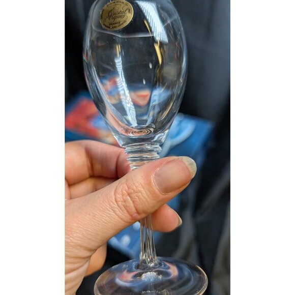 6 vintage Cristal D'arques box of six glasses 2 ounce - new - Picture 4 of 8